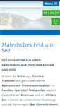 Mobile Screenshot of feldamsee.at